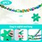 6 Packs Summer Tropical Flower Garlands, Tissue Flower Banner Hibiscus Garland Hanging Party Decorations for Hawaiian Luau Party Beach